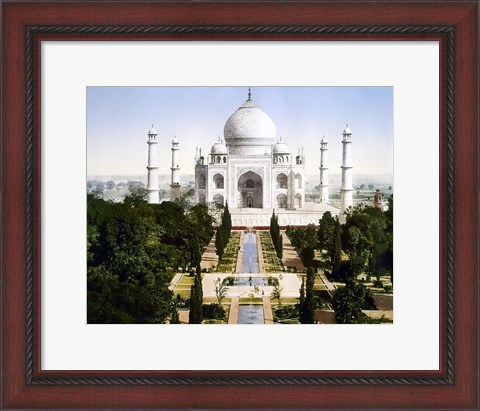 Framed Taj Mahal 1890 Print