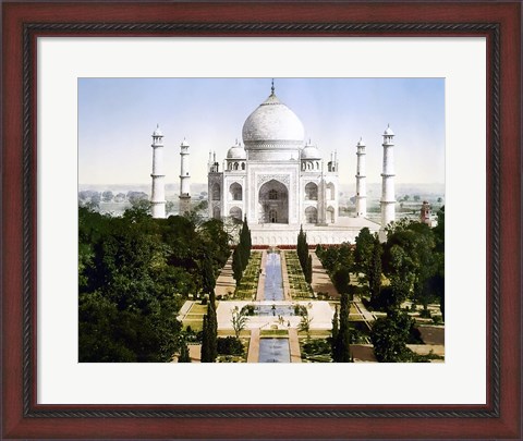 Framed Taj Mahal 1890 Print
