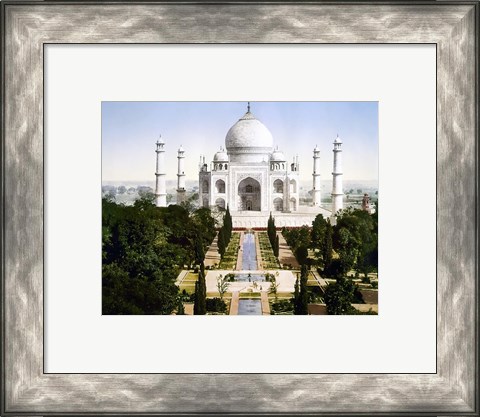 Framed Taj Mahal 1890 Print