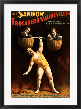 Framed Trocadero Vaudevilles Print