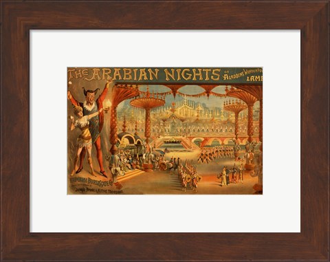 Framed Arabian Nights Print