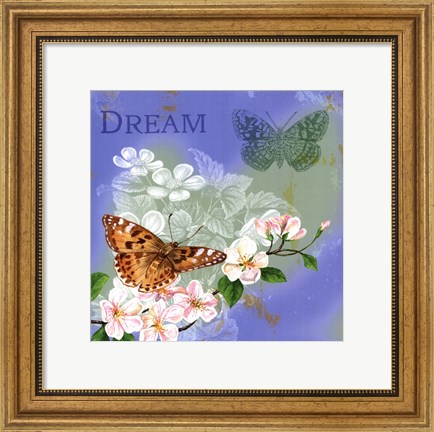 Framed Butterflies Inspire II Print
