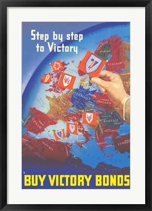 Framed Step by Step to Victory Print