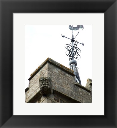 Framed Weathervan on the Church of St Mary, Horncastle Print