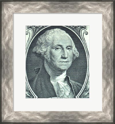 Framed George Washington Dollar Print
