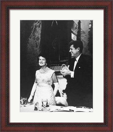 Framed Kennedy Foundation Awards Banquet. Mrs. Joseph P. Kennedy Print