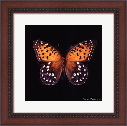 Framed Techno Butterfly IV Print