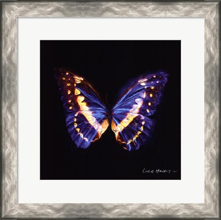 Framed Techno Butterfly II Print