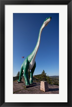 Framed Brachiosaurus  Sculpture Print
