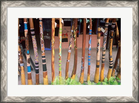 Framed Didgeridoos Australia Print