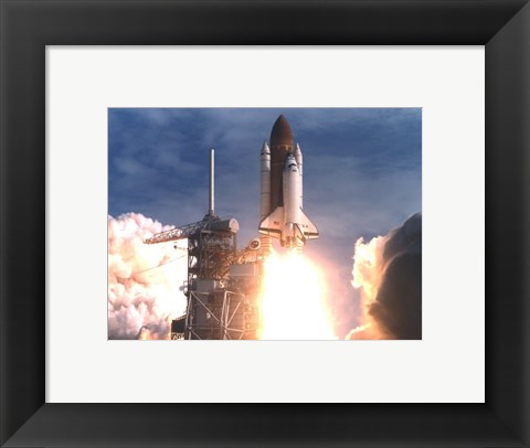 Framed Columbia Launch Print