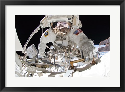 Framed NASA Astronaut Greg Chamitoff Print