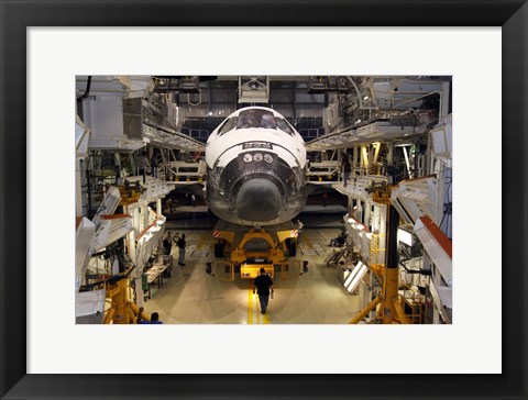 Framed STS-129 Atlantis Ready to Roll Print