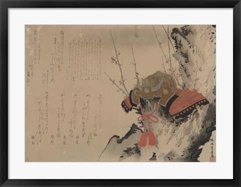 Framed Samurai Armour Print