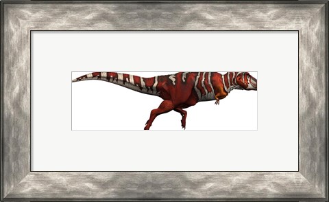 Framed T-rex side Print