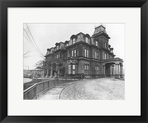 Framed Government House circa 1908 Print