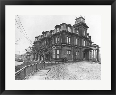 Framed Government House circa 1908 Print