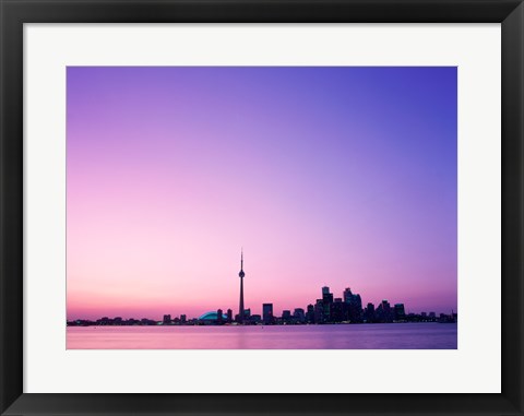 Framed Buildings on the waterfront, Toronto, Ontario, Canada Print