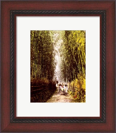 Framed Bamboo Path Print