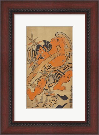 Framed Bamboo Samurai Print