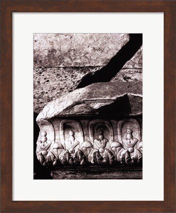 Framed Stone Carving IV Print