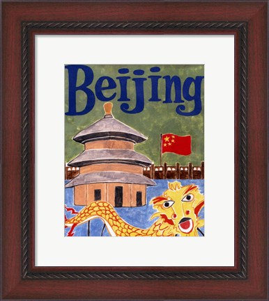 Framed Bejing (A) Print