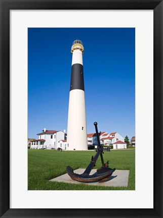 Framed Absecon Lighthouse Museum, Atlantic County, Atlantic City, New Jersey, USA Print