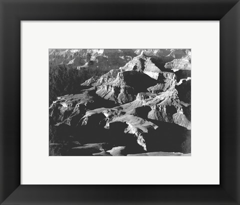 Framed Grand Canyon close in panorama Print