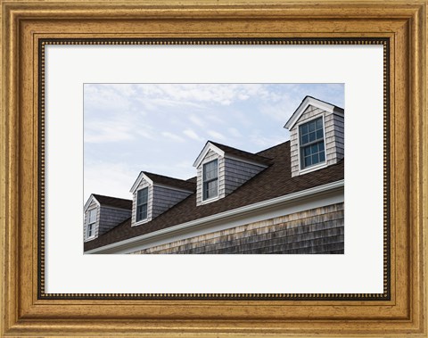 Framed Dormers of a building, Cape Cod, Massachusetts, USA Print
