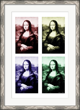 Framed Moody Mona Print