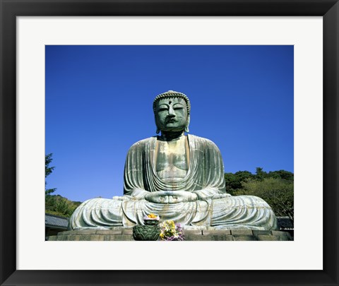 Framed Statue of the Great Buddha, Kamakura, Japan Print
