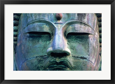 Framed Great Buddha, Kamakura, Tokyo, Japan Print