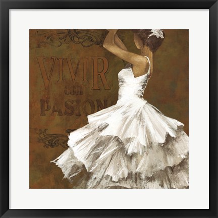 Framed La Dance II Print