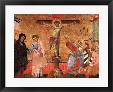 Framed Crucifixion Print