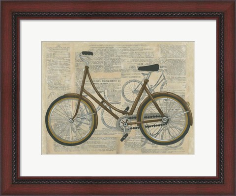 Framed Tour by Bicycle II Print