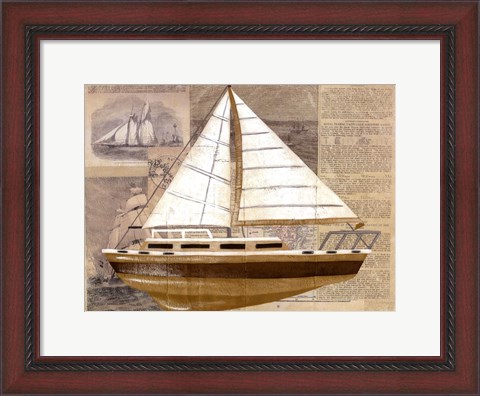 Framed Tour by Boat II Print