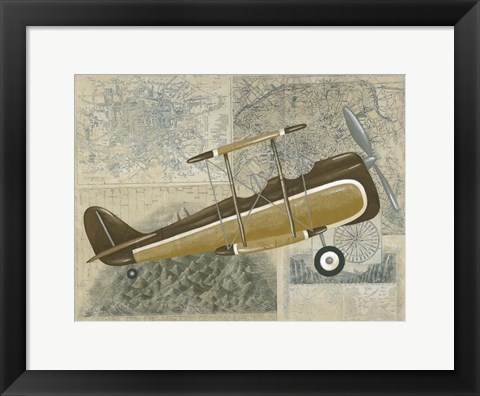 Framed Tour by Plane II Print
