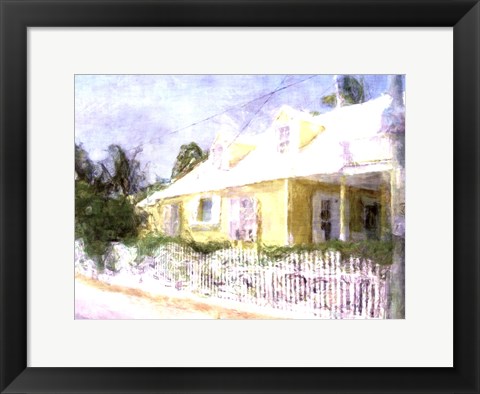 Framed Street Cottage I Print