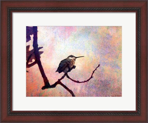 Framed Hummer Mist Print