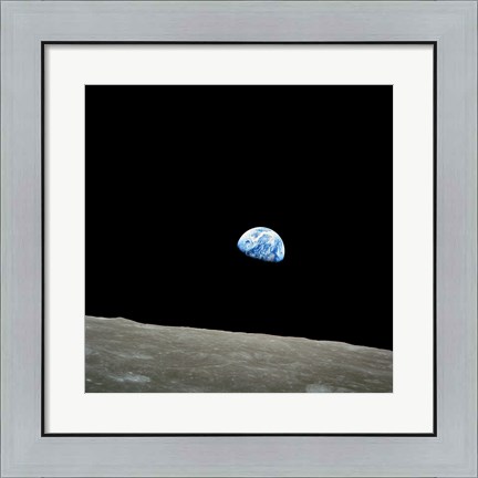 Framed Earthrise Print