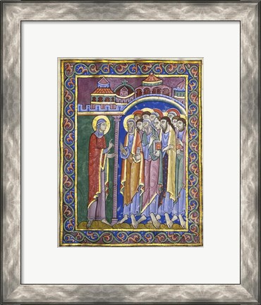 Framed Mary Magdalene Tells the Disciples Print