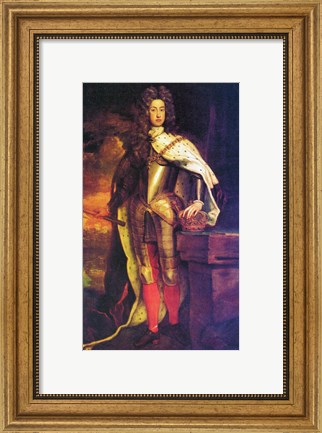 Framed Portrait of the young Holy Roman Emperor Charles VI Print