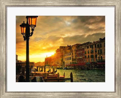 Framed Venice in Light IV Print
