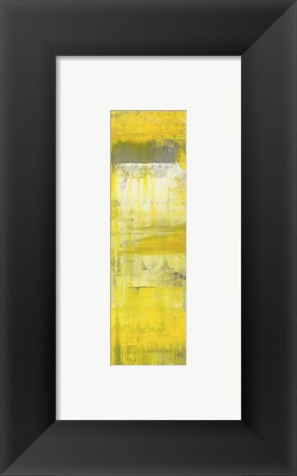 Framed Mellow Yellow II Print