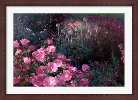 Framed Violet Garden Print