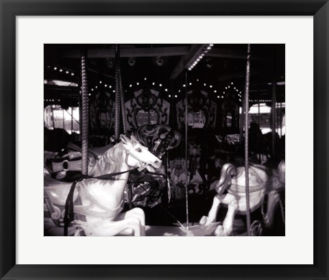 Framed Carousel I Print