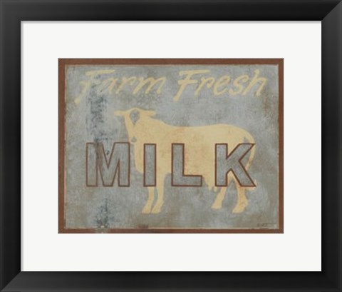 Framed Milk Print