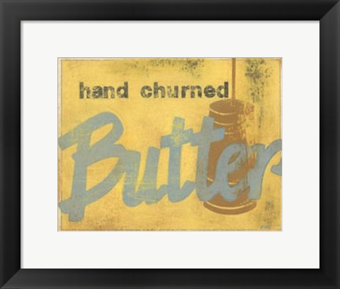 Framed Butter Print