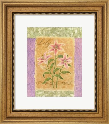Framed Sweet Lily Print
