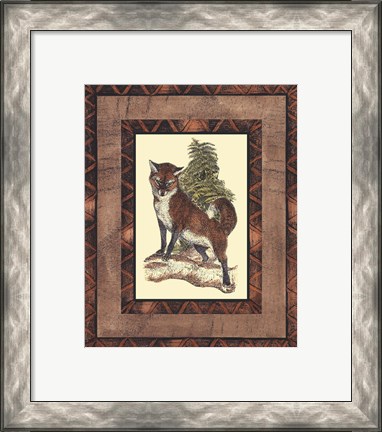 Framed Rustic Fox Print
